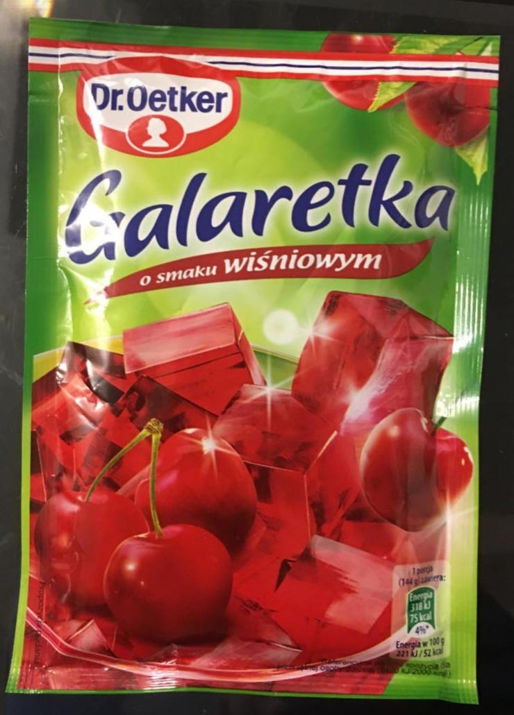 Zdjęcia - Galaretka o smaku wiśniowym Dr. Oetker