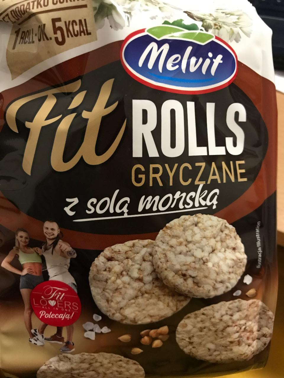 Zdjęcia - Fit Rolls Gryczane z solą morską Melvit