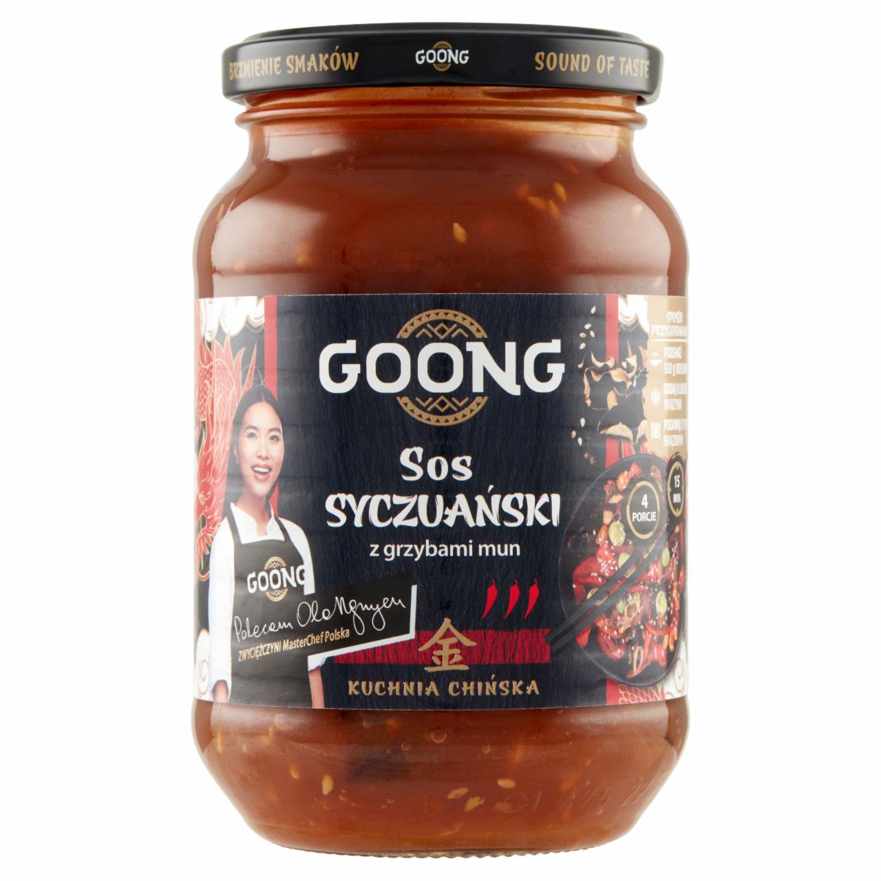 Zdjęcia - Goong Sos syczuański z grzybami mun 450 g