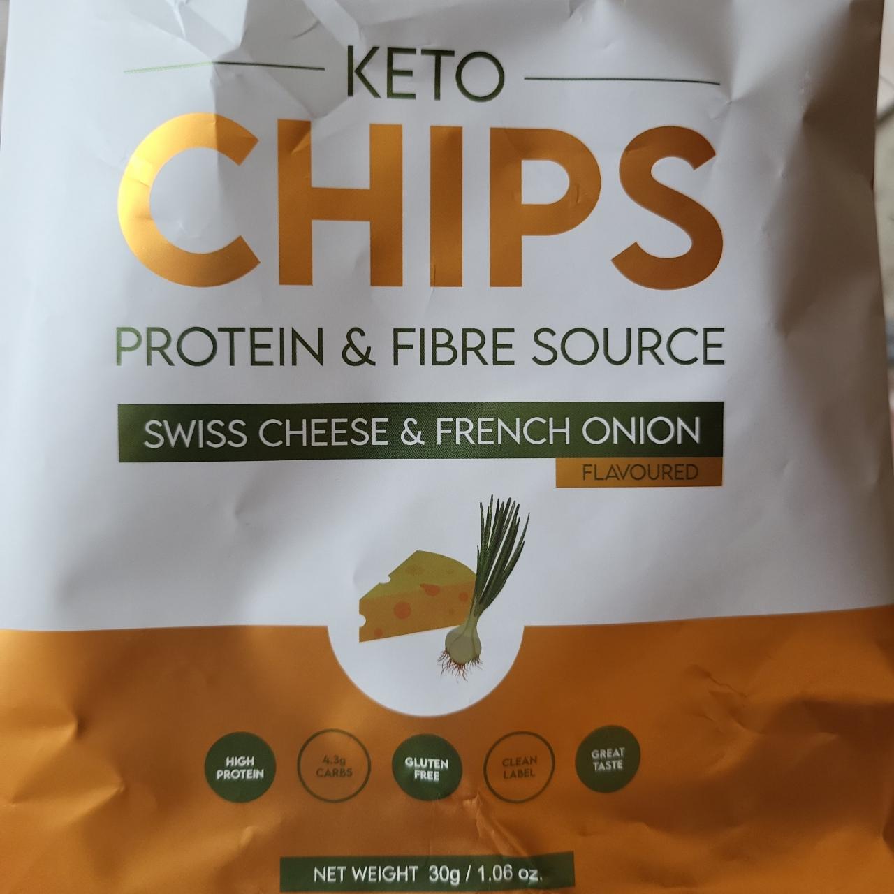 Zdjęcia - Keto CHIPS Ser Szwajcarski & Francuska Cebulka Be Keto