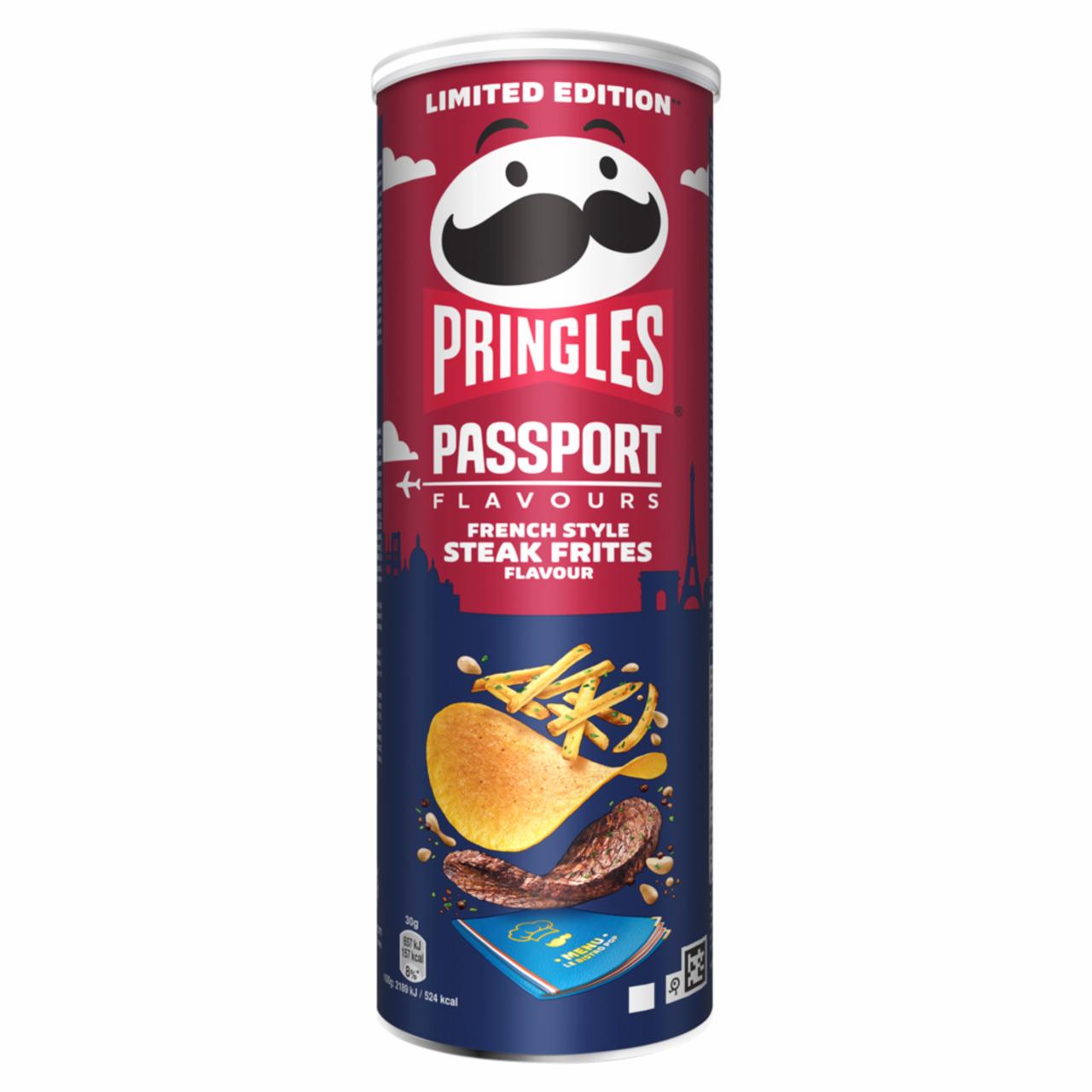 Zdjęcia - Pringles Passport Chrupki o smaku steka z frytkami 165 g