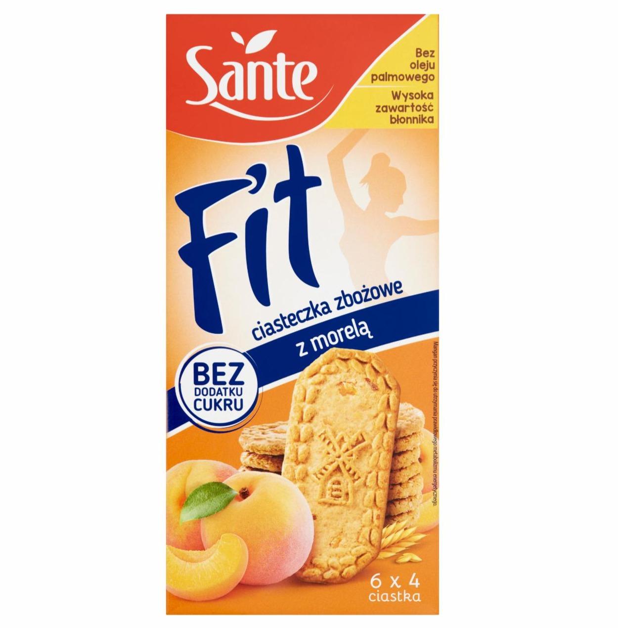 Zdjęcia - Fit ciasteczka zbożowe z morelą Sante