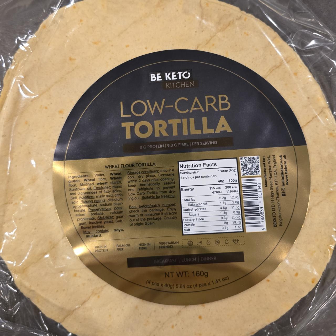 Zdjęcia - Low-carb tortilla Be Keto Kitchen