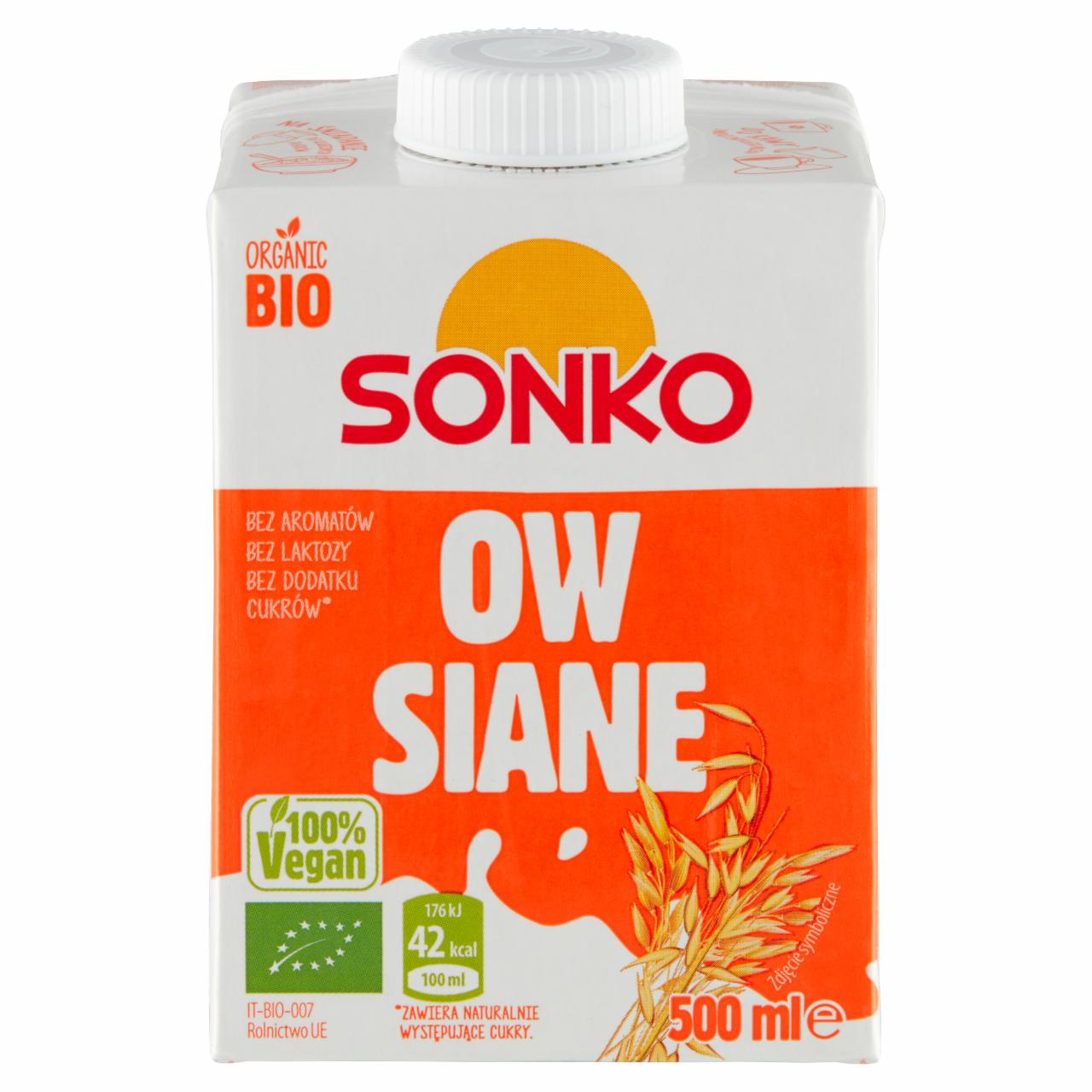 Zdjęcia - Sonko Bio Napój owsiany 500 ml