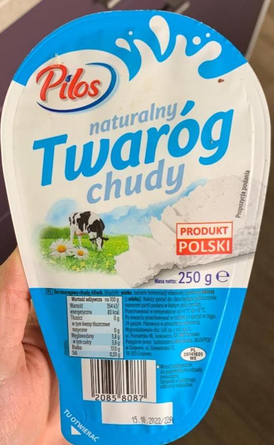 Zdjęcia - Twaróg chudy naturalny Pilos