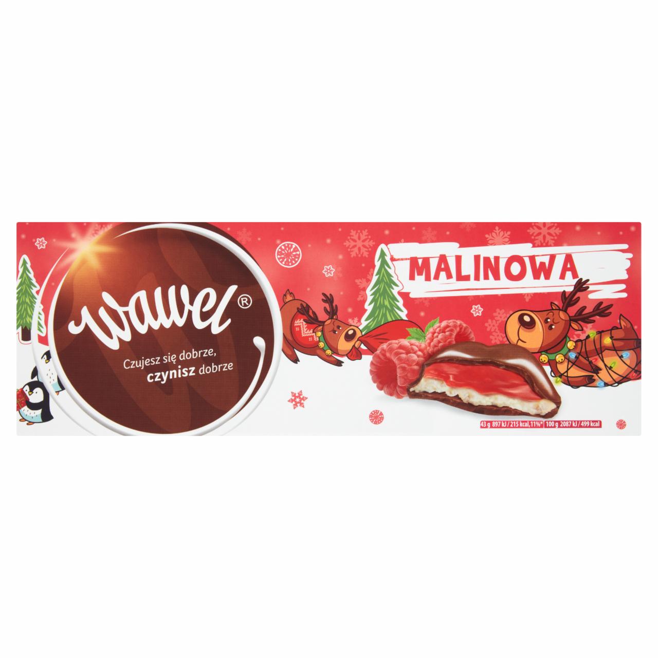 Zdjęcia - Wawel Malinowa Czekolada nadziewana 300 g