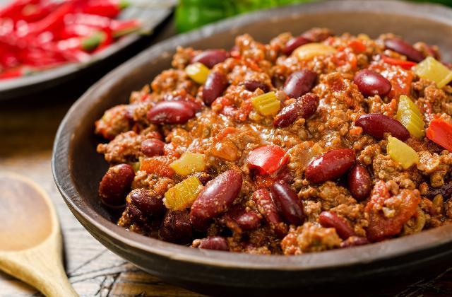 Zdjęcia - Chilli con carne (mielone mięso, pomidory, fasola, papryka)