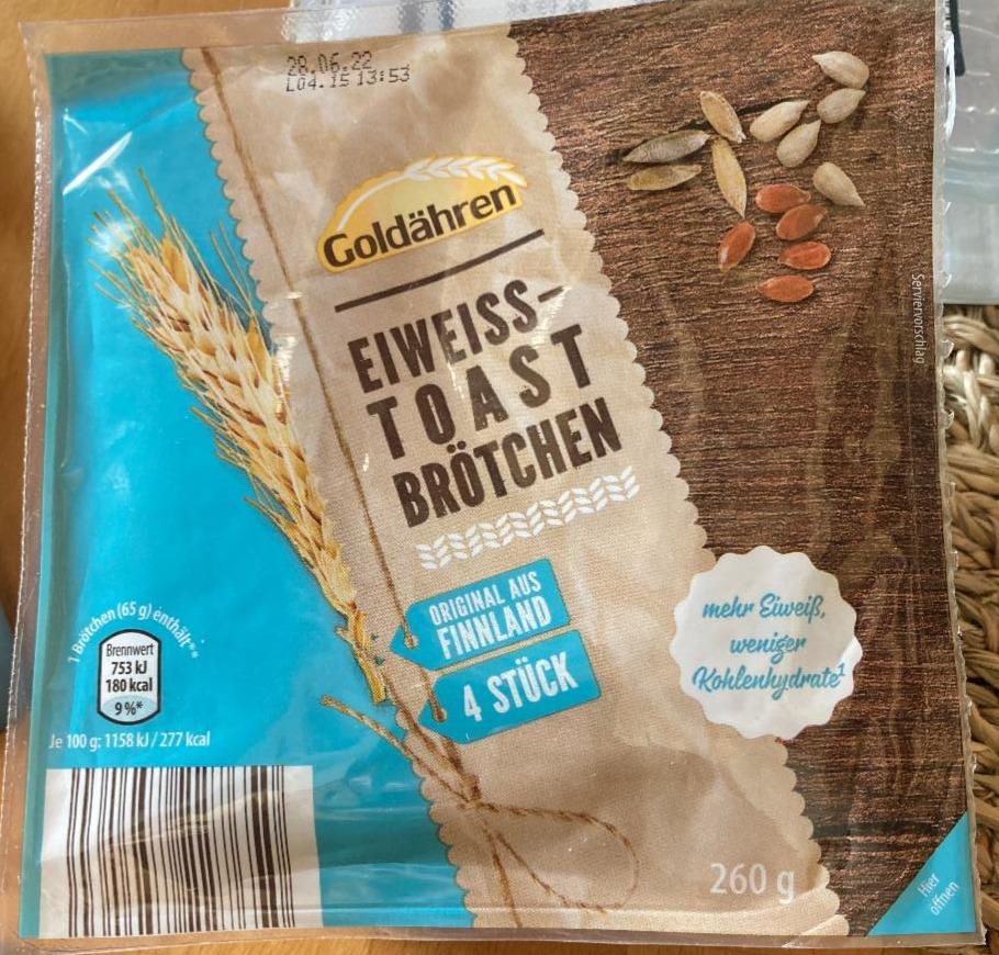 Zdjęcia - Eiweiß-Toastbrötchen Goldähren