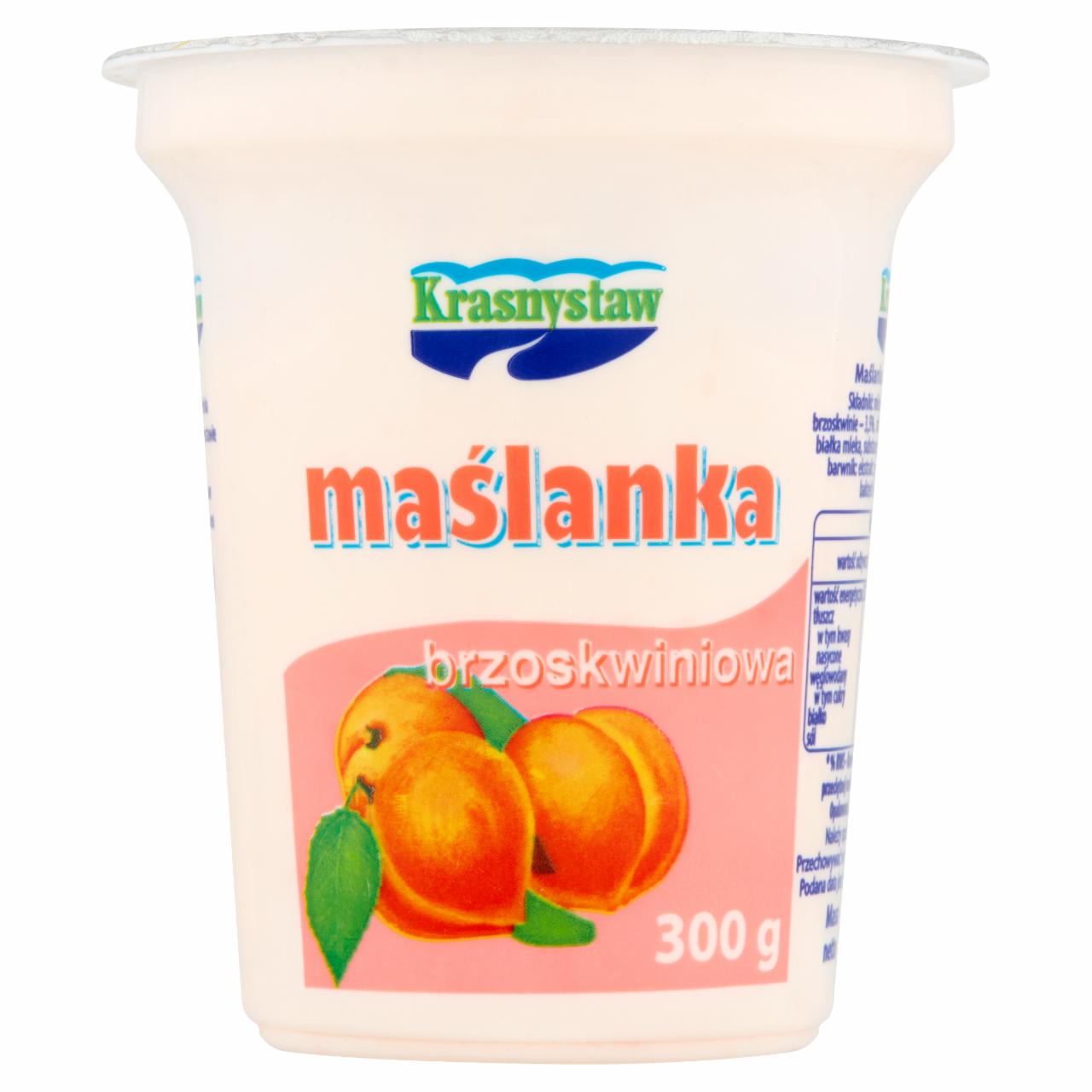 Zdjęcia - Krasnystaw Maślanka brzoskwiniowa 300 g