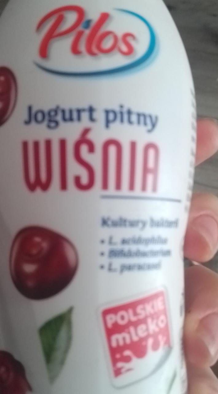 Zdjęcia - Jogurt pitny wiśnia Pilos