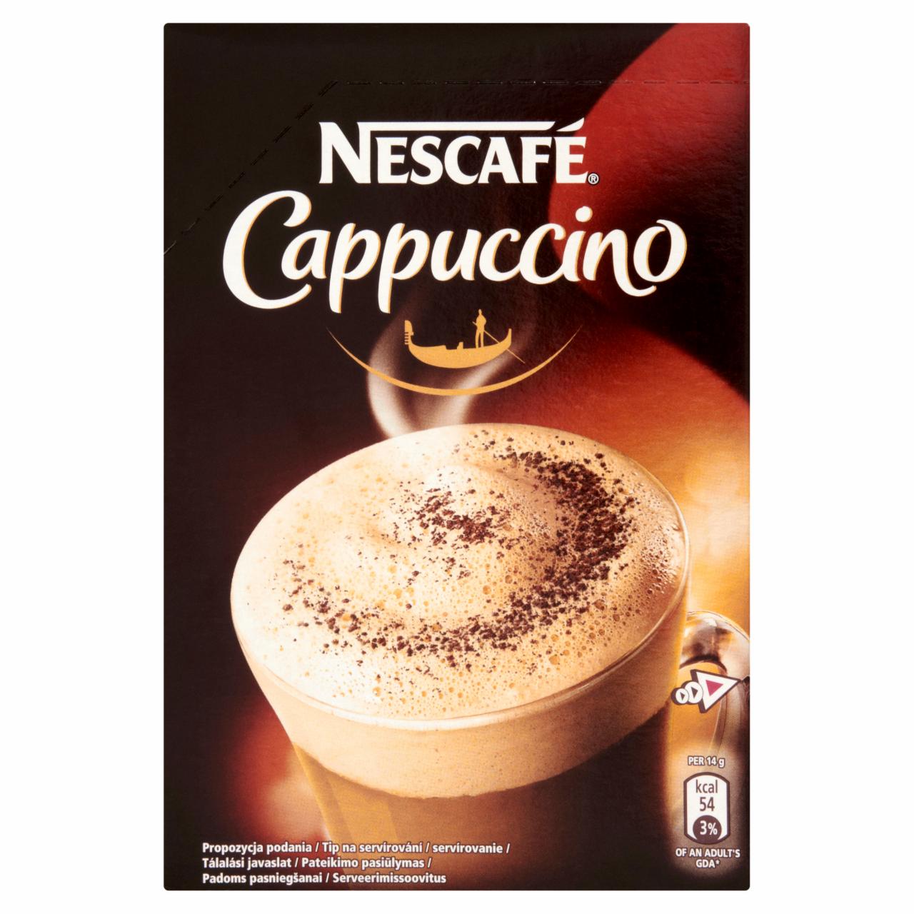 Zdjęcia - Cappuccino kawa rozpuszczalna z zabielaczem i cukrem Nescafé