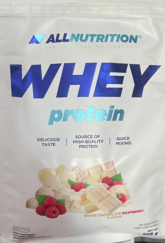 Zdjęcia - Allnutrition Whey protein suite white chocolate raspberry