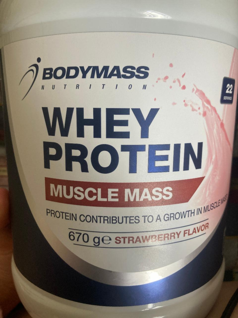 Zdjęcia - Bodymass whey protein Strawberry Flavour