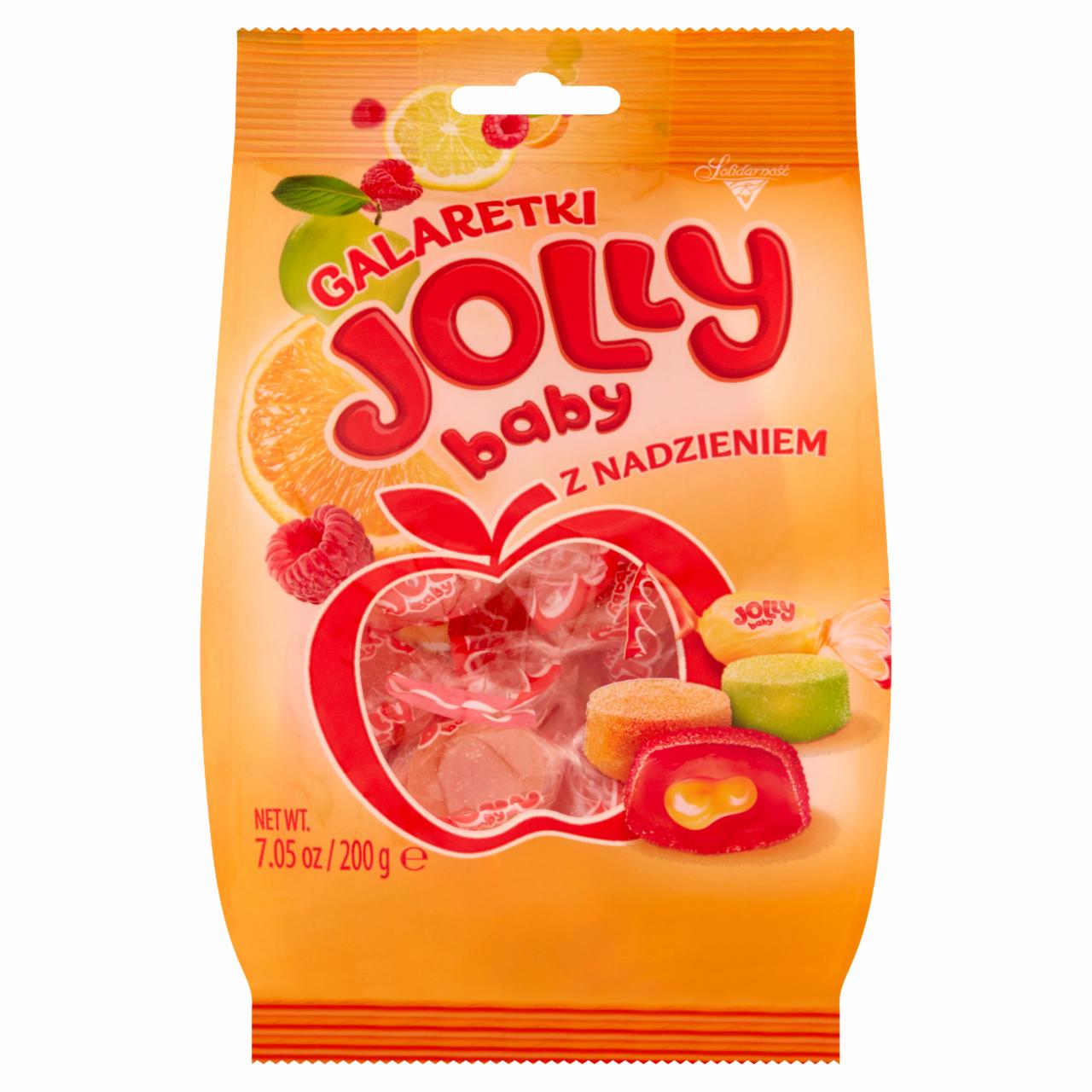 Zdjęcia - Solidarność Jolly baby Galaretki z nadzieniem w cukrze 200 g