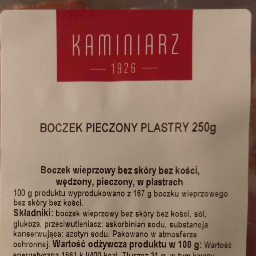 Zdjęcia - Boczek pieczony plastry Kaminiarz