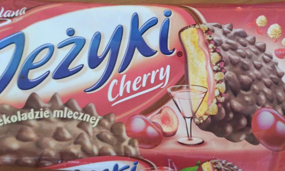 Zdjęcia - Jeżyki Cherry Herbatniki w czekoladzie mlecznej Goplana