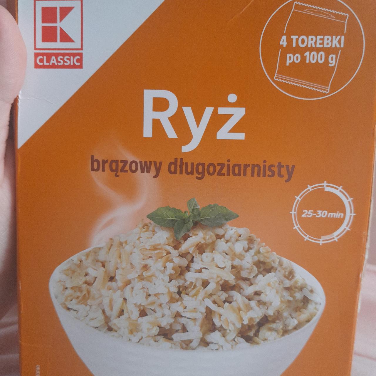 Zdjęcia - Ryż brązowy długoziarnisty K-Classic