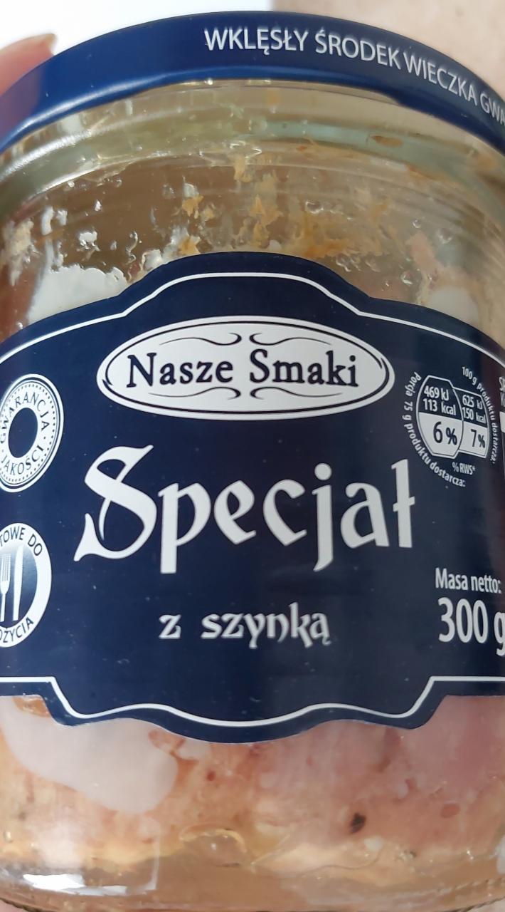 Zdjęcia - Specjal z szynką Nasze smaki