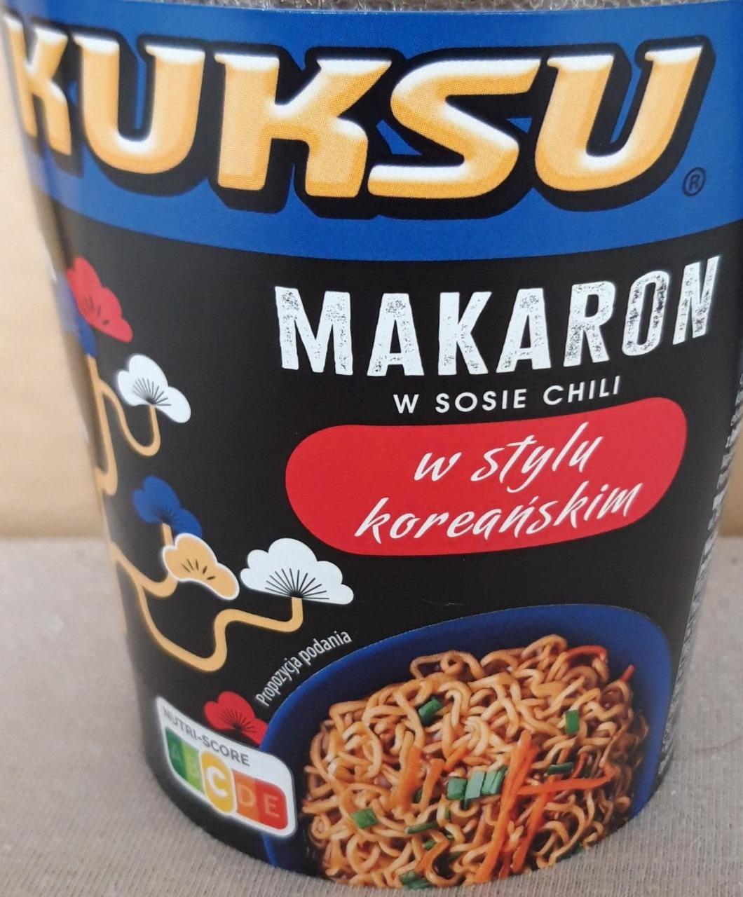 Zdjęcia - Makaron w sosie chilli w stylu koreańskim Kuksu