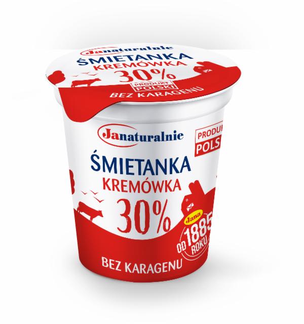 Zdjęcia - Śmietanka kremówka 30% Janaturalnie Jana