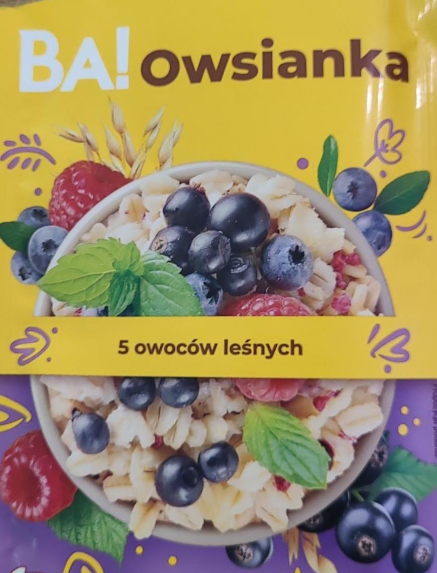 Zdjęcia - Ba! Owsianka 5 owoców leśnych Bakalland