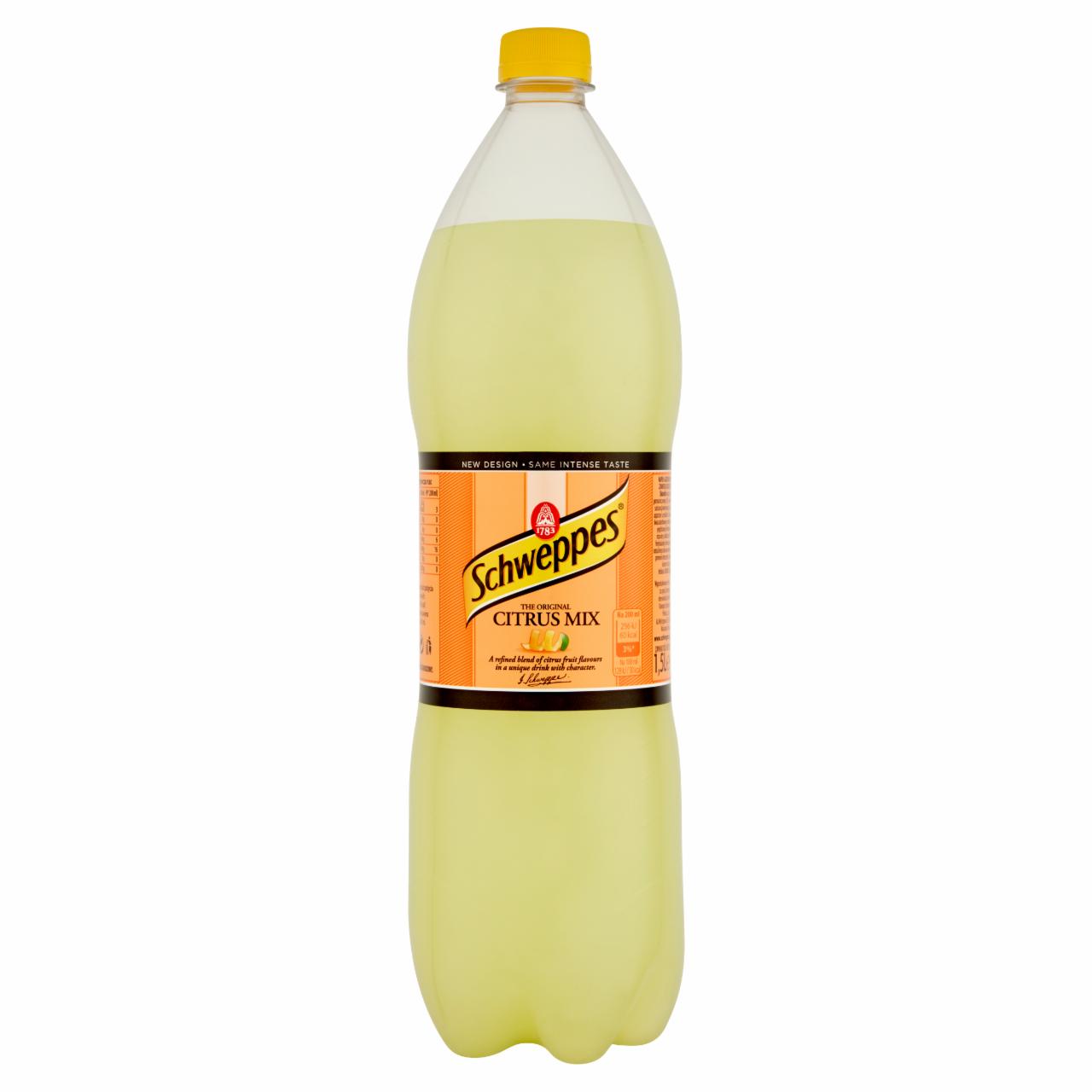 Zdjęcia - Schweppes Citrus Mix Napój gazowany o smaku cytrusowym 1,5 l