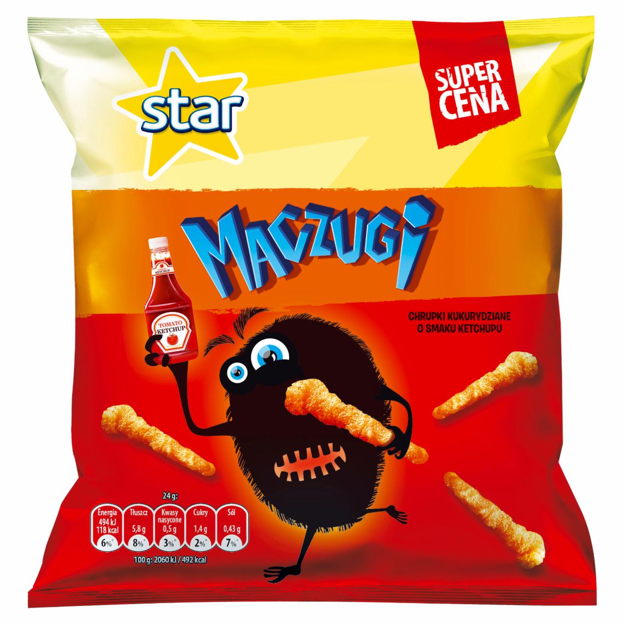 Zdjęcia - Maczugi Chrupki kukurydziane o smaku ketchup Star