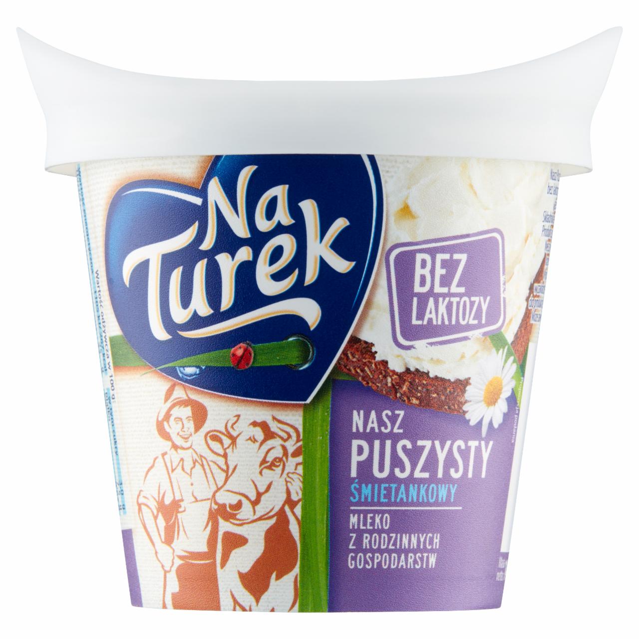 Zdjęcia - NaTurek Nasz Puszysty Serek twarogowy śmietankowy 140 g