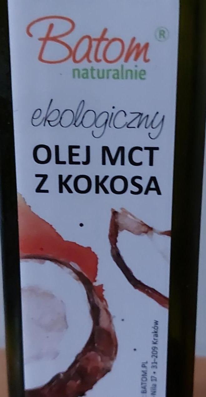 Zdjęcia - Ekologiczny olej MCT z kokosa Batom naturalnie