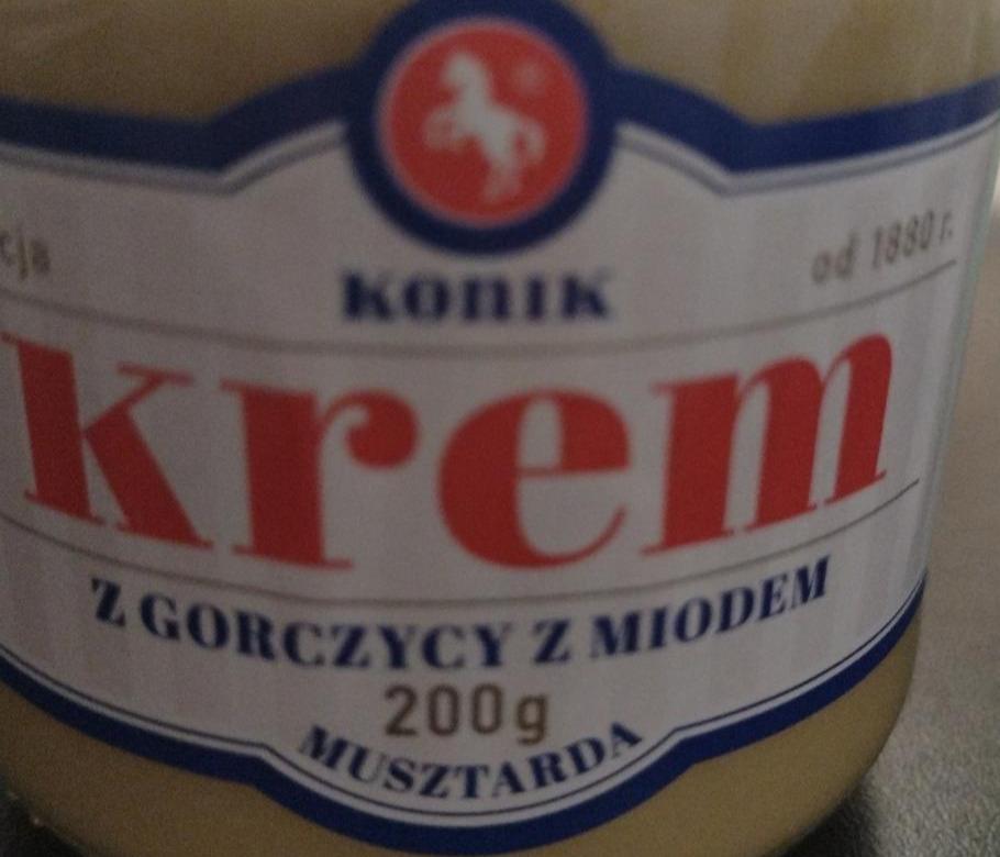 Zdjęcia - krem z gorczycy z miodem Konik