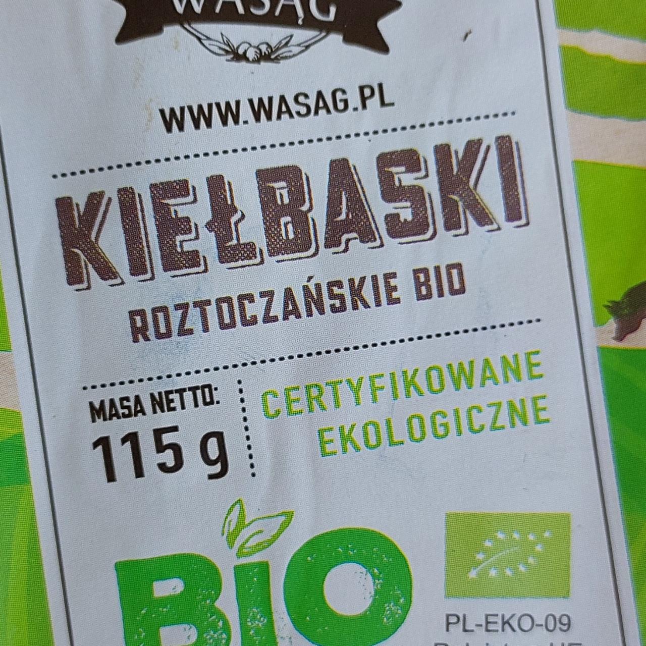 Zdjęcia - Kiełbaski roztoczańskie bio Wasąg