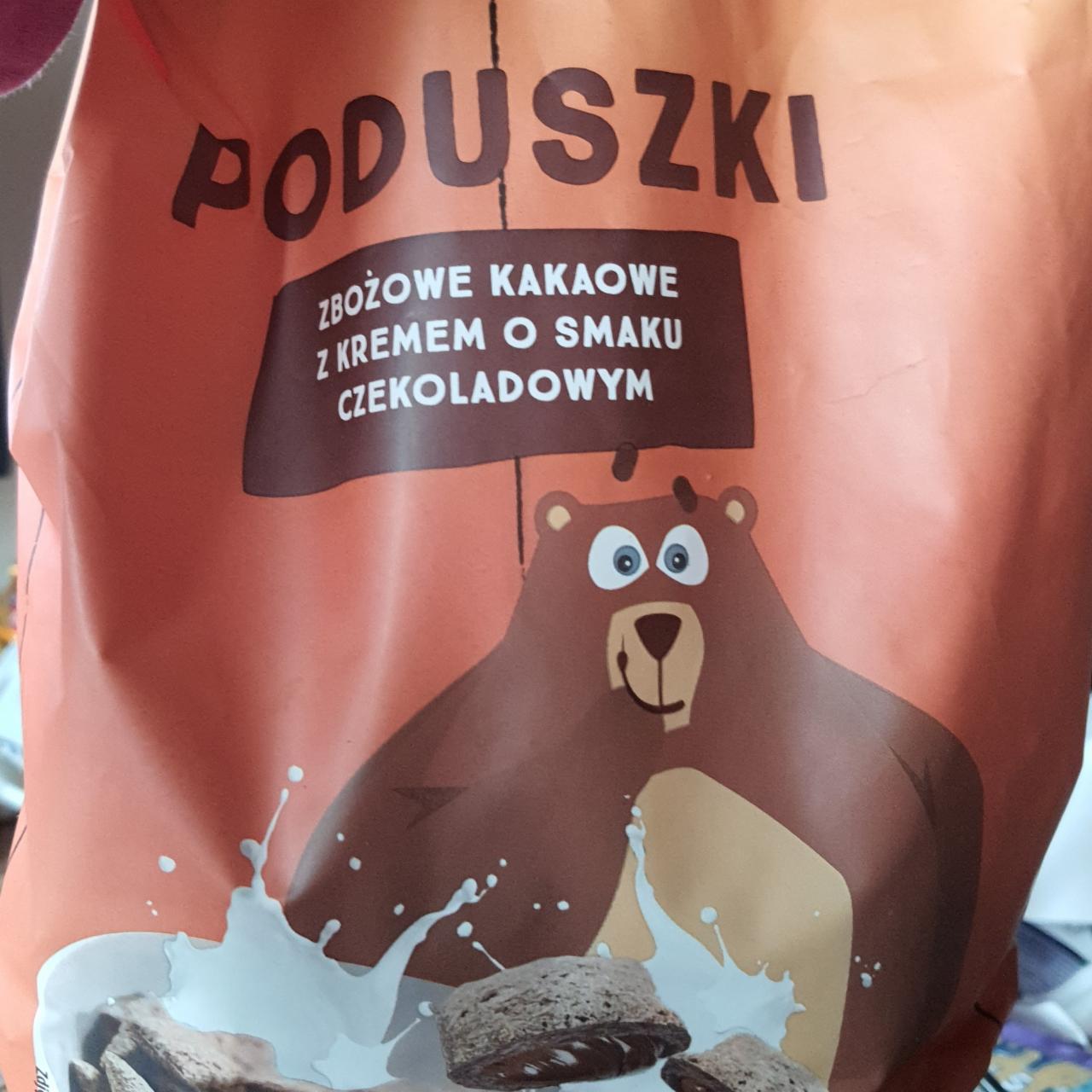 Zdjęcia - Płatki poduszki zbożowe kakaowe z kremem o smaku czekoladowym