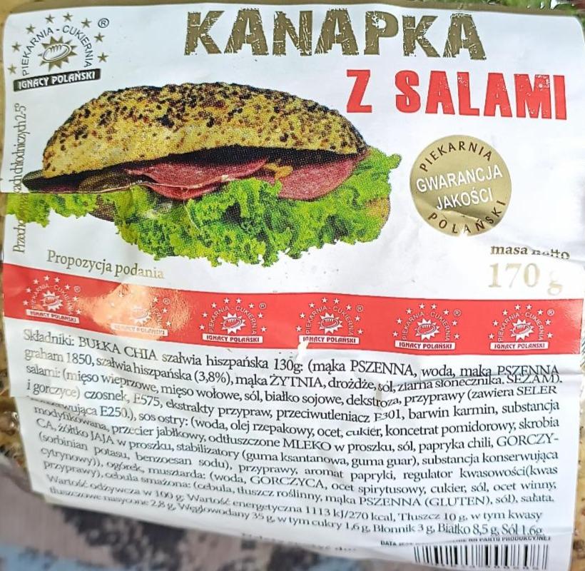 Zdjęcia - Kanapka z salami Ignacy Polański