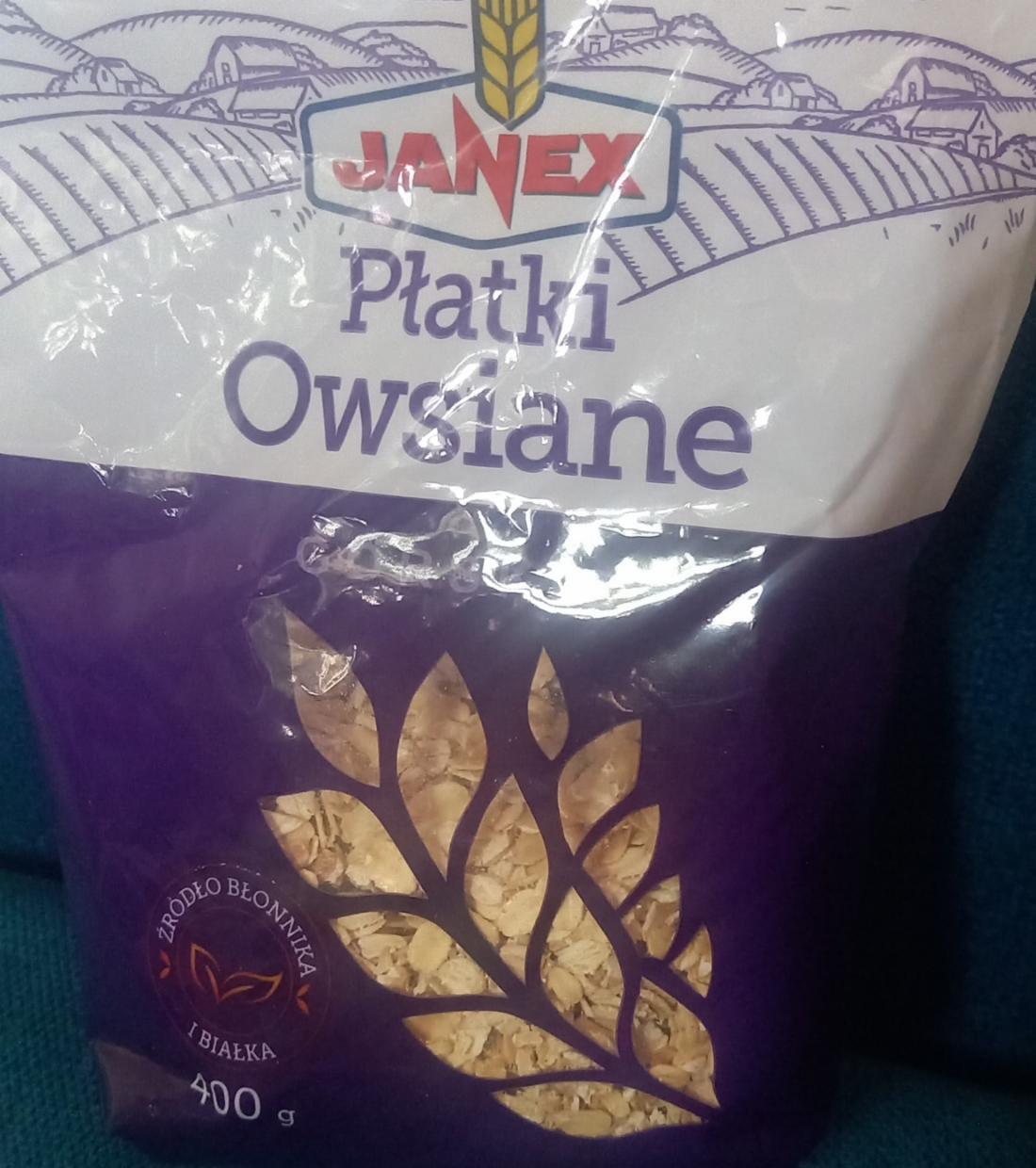 Zdjęcia - Płatki owsiane Janex