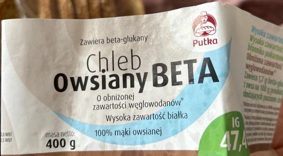 Zdjęcia - Chleb owsiany Beta Putka