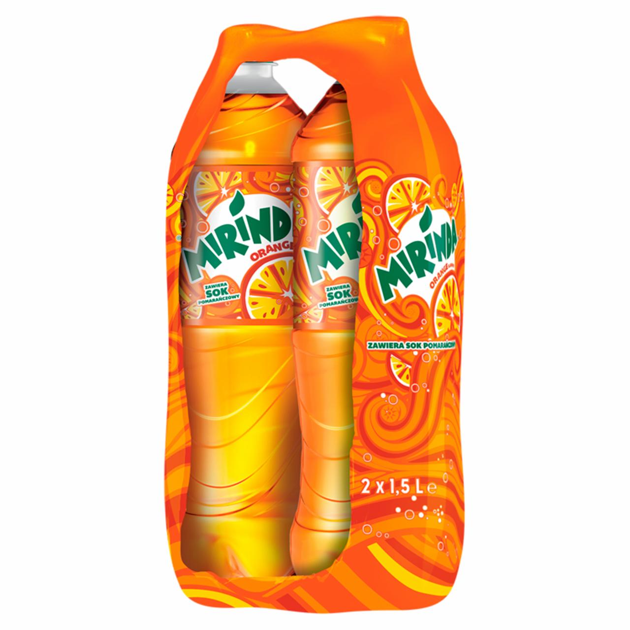 Zdjęcia - Mirinda Orange Napój gazowany 2 x 1,5 l