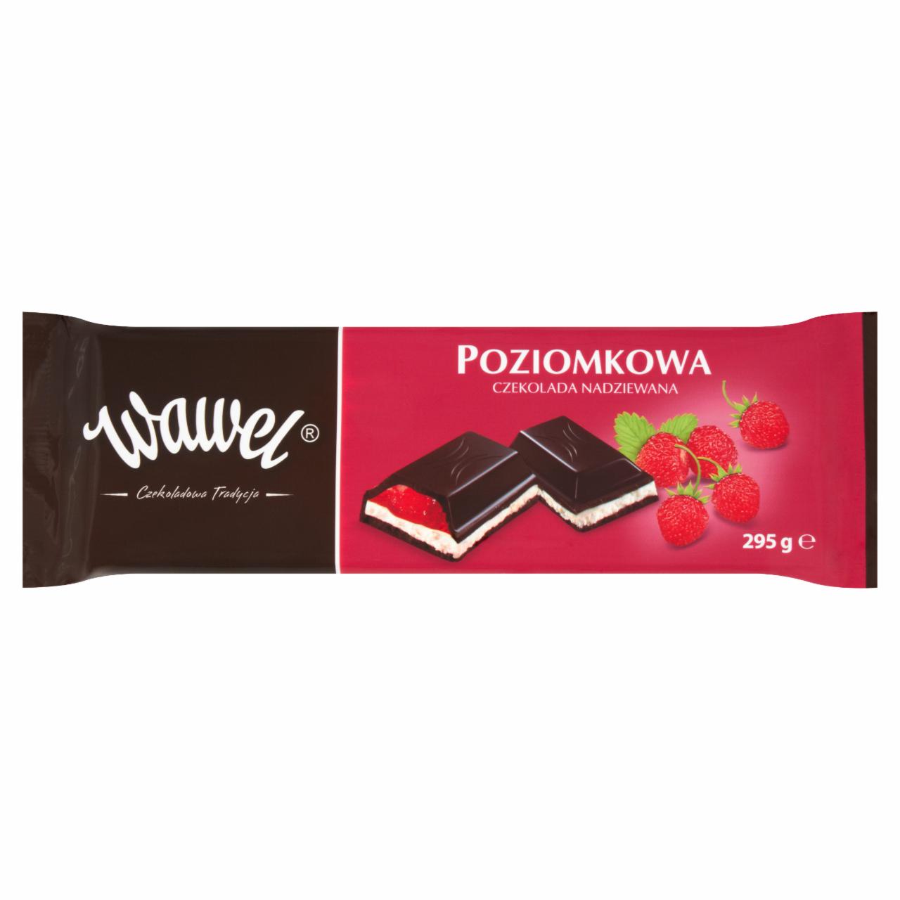 Zdjęcia - Wawel Poziomkowa Czekolada nadziewana 295 g