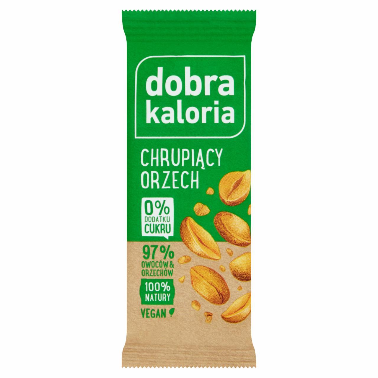 Zdjęcia - Dobra Kaloria Baton daktylowy chrupiący orzech 35 g