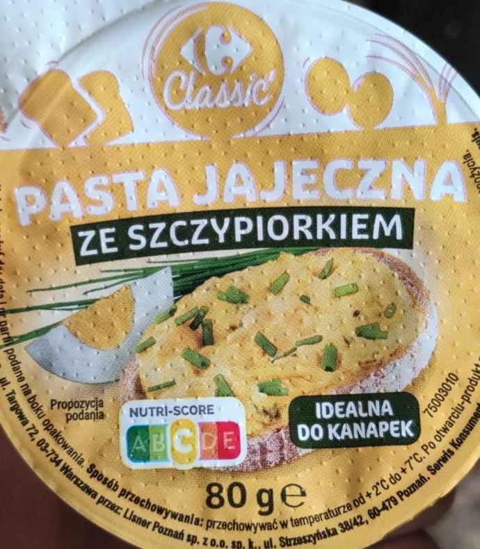 Zdjęcia - pasta jajeczna ze szczypiorkiem K-classic