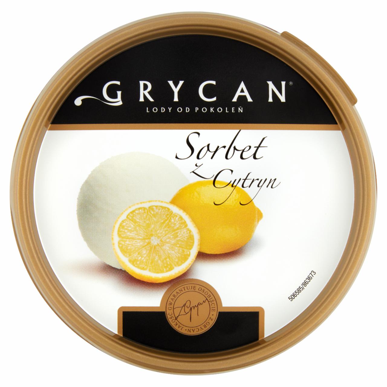 Zdjęcia - Grycan Sorbet z cytryn 500 ml