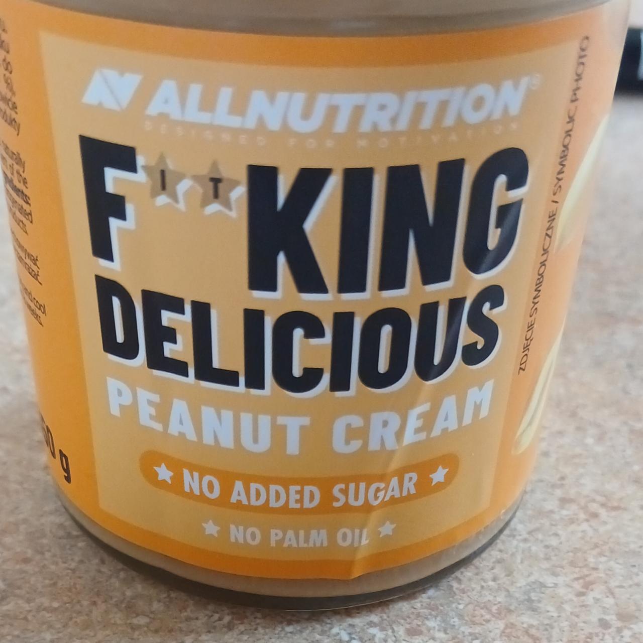 Zdjęcia - Fitking delicious peanut cream Allnutrition