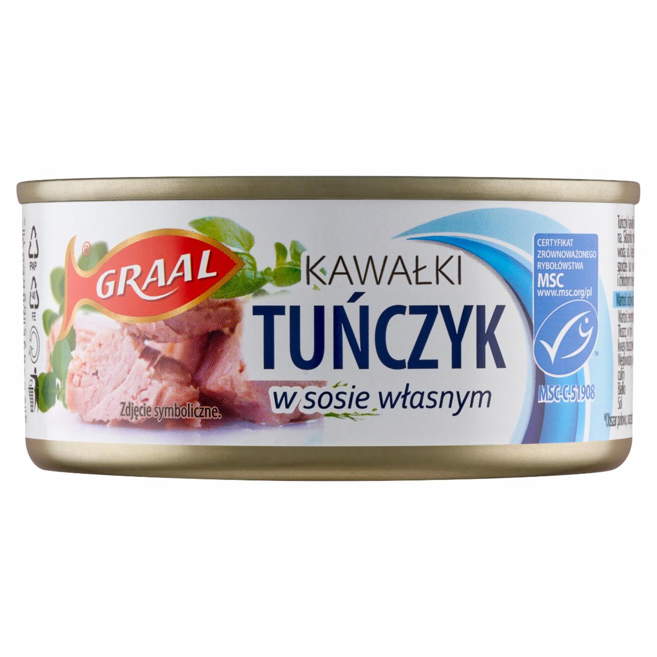 Zdjęcia - Graal Tuńczyk kawałki w sosie własnym 170 g