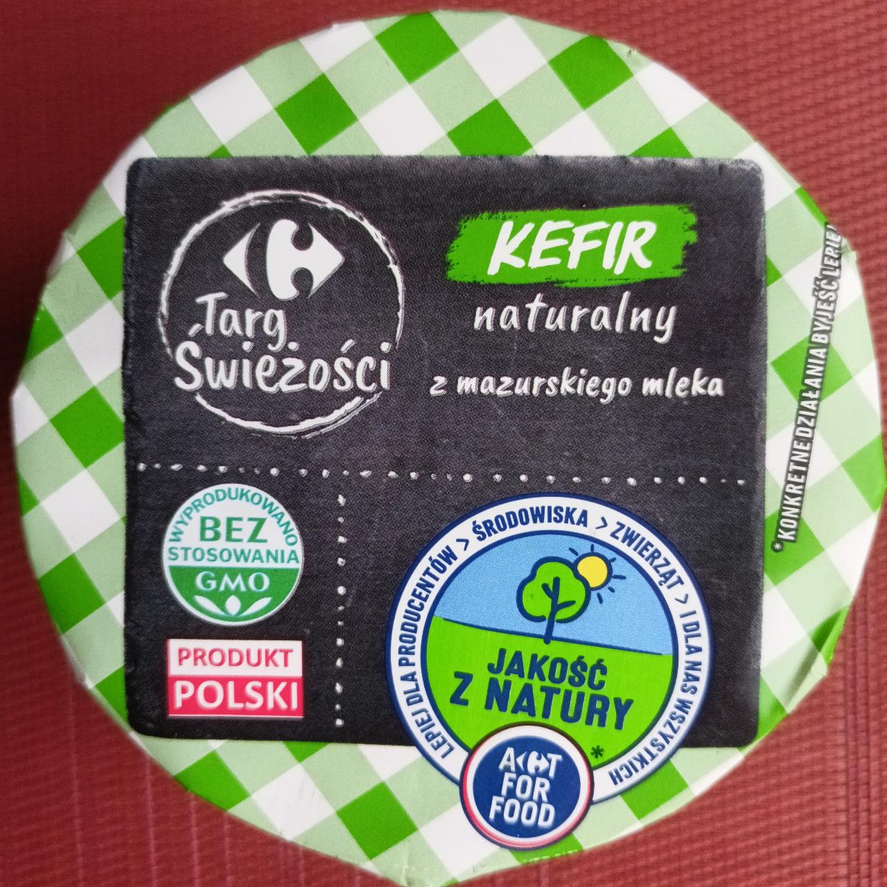 Zdjęcia - Kefir naturalny z mazurskiego mleka Carrefour Targ świeżości