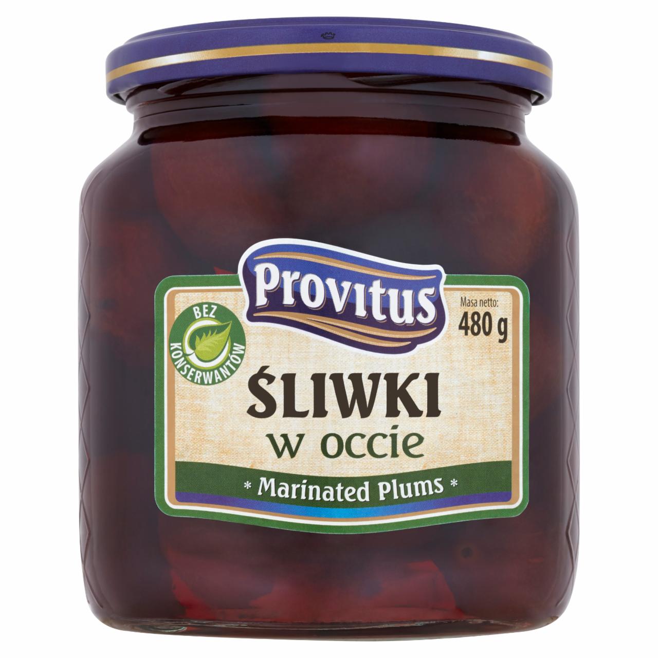 Zdjęcia - Provitus Śliwki w occie 480 g