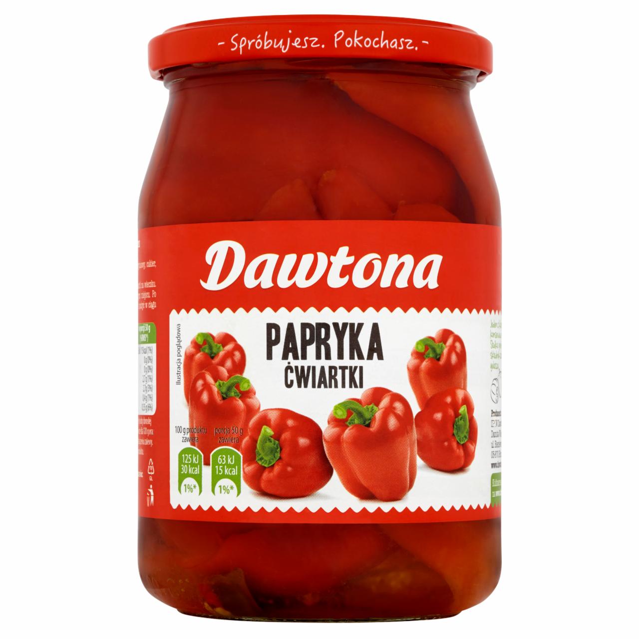 Zdjęcia - Dawtona Papryka ćwiartki 680 g