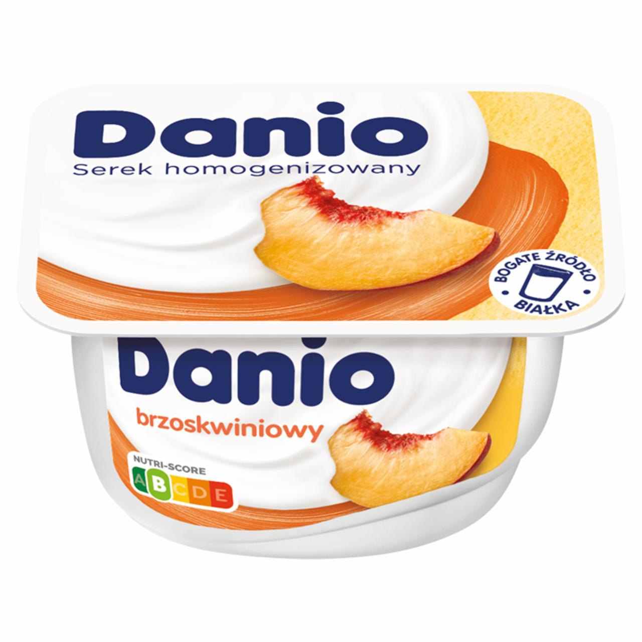 Zdjęcia - Danio Serek homogenizowany brzoskwiniowy 140 g