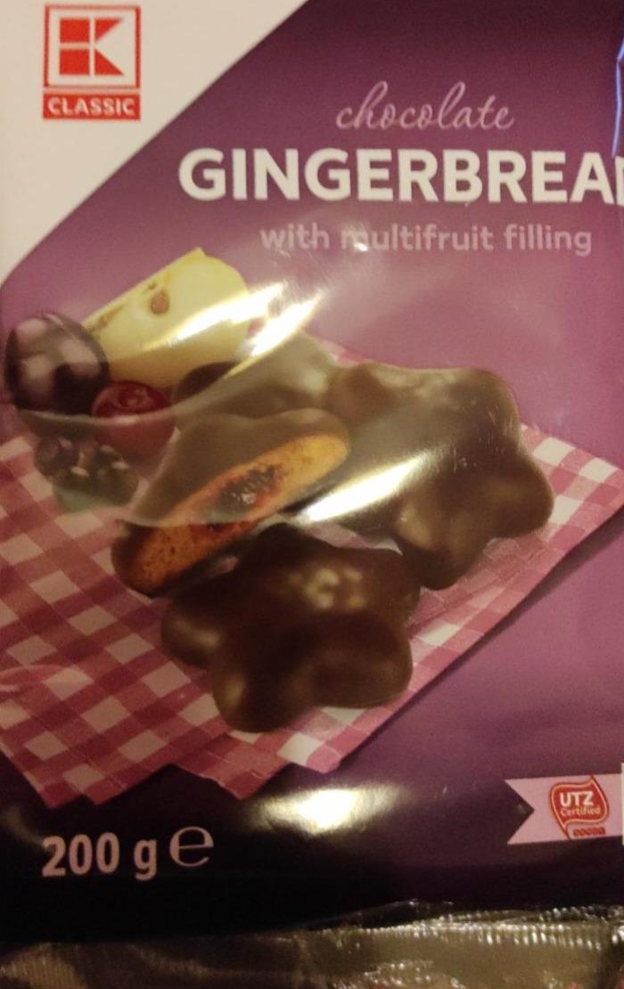 Zdjęcia - Chocolate gingerbread with multifruit filing K-Classic