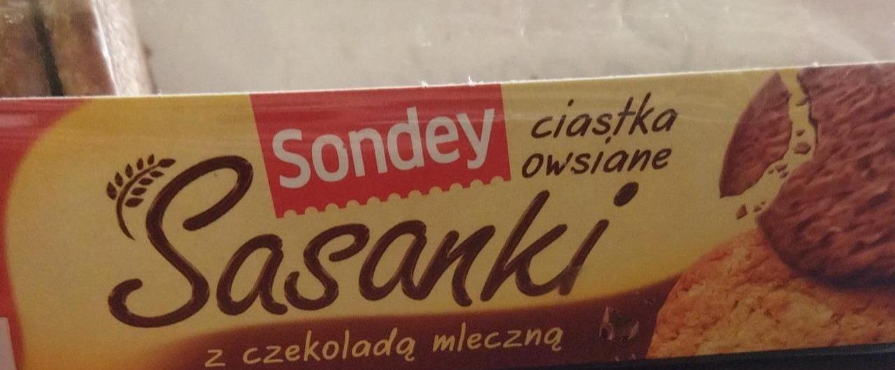 Zdjęcia - ciastka owsiane z czekoladą mleczną sasanki Sondey