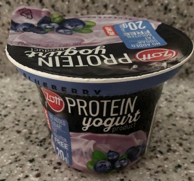 Zdjęcia - Protein yogurt product Blueberry Zott