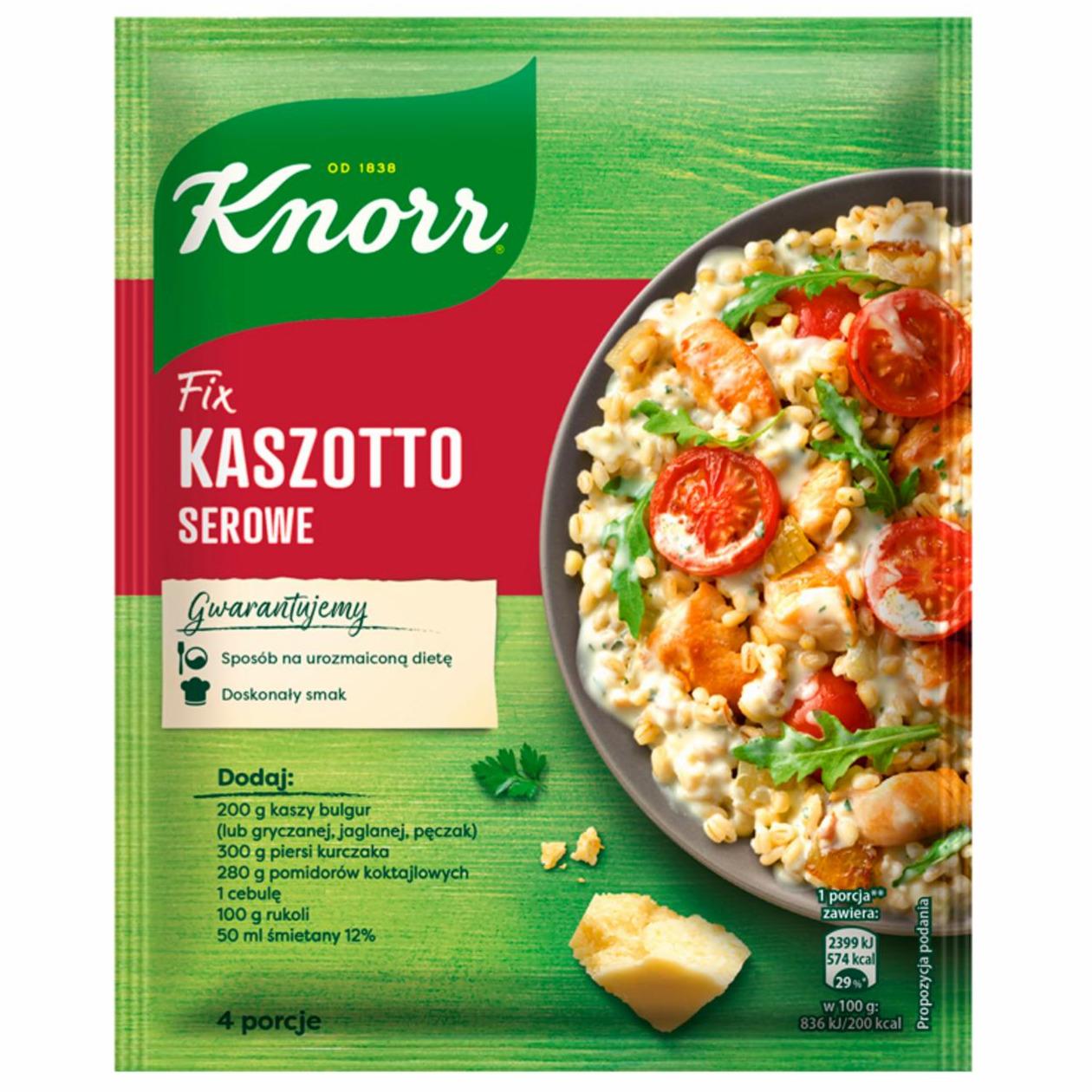 Zdjęcia - Fix Kaszotto serowe z kurczakiem i pomidorkami Knorr